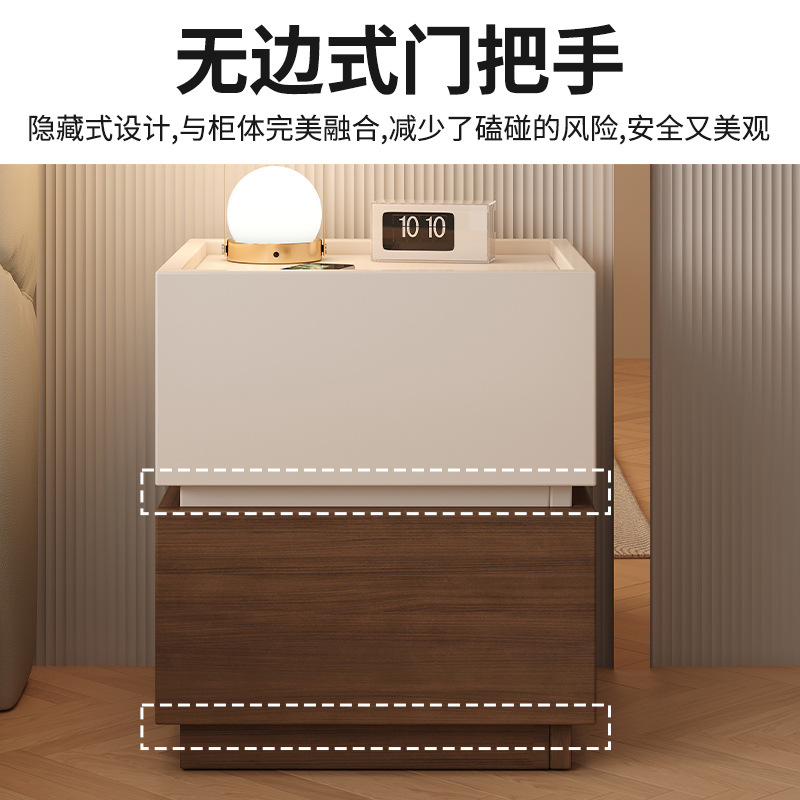 Mesa de cabezal de cama dormitorio lujoso italiano minimalista personalidad creativa cabecera baja combinación de bloques modular cabecera