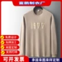 印花长袖重磅男士t恤