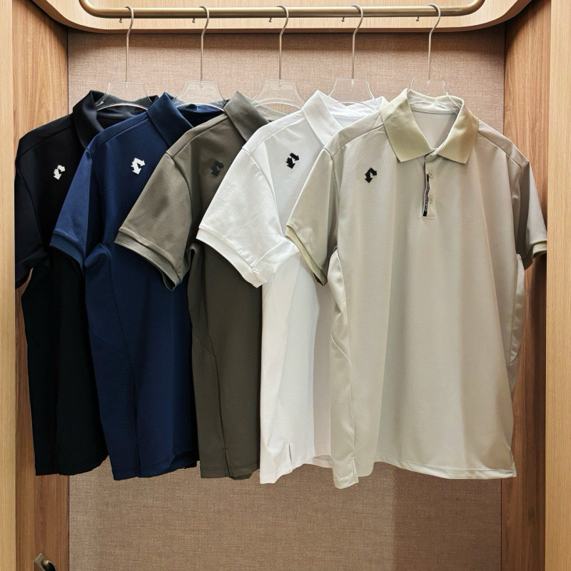 Xiao Di D Correct Version Summer Men's Breathable Quick-Dry Lapel Short-Sleeve Polo Shirt Business Casual Sports Style Short-Sleeve Xiao Di D Correct Version Summer Men's Breathable Quick-Dry Lapel Short-Sleeve Polo Shirt Business Casual Sports Style Short-Sleeve