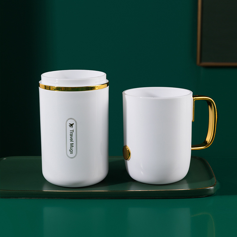 Viaje taza de enjuague mangos de cepillo de dientes conjunto de taza de cepillo de dientes pareja de estudiantes universitarios taza de cepillo de dientes casera taza de cepillo de dientes