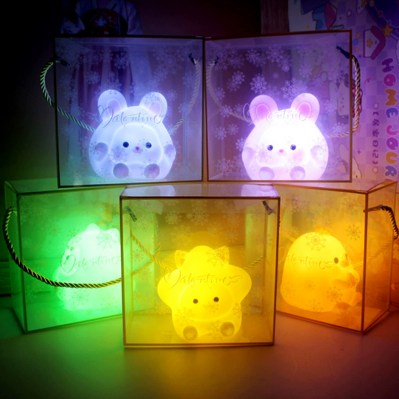 Картинная LED ночник, лампа для кровати/кроватной колыбельки, мини ночник на батарейках, 9 × 7 × 9 см, 0.06 кг
