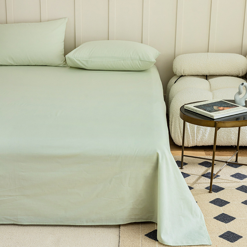 Simplicidad| 60 sábanas de algodón lavado con agua de algodón una sola pieza de algodón doble una sola colcha de almohada de tres piezas de ropa de cama image 3