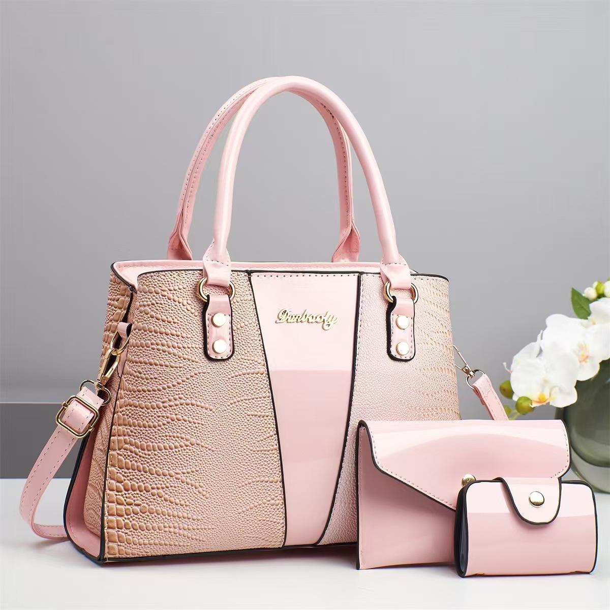 Bolso Tote de Hombro para Mujer de Poliuretano con Gran Capacidad para Uso Diario