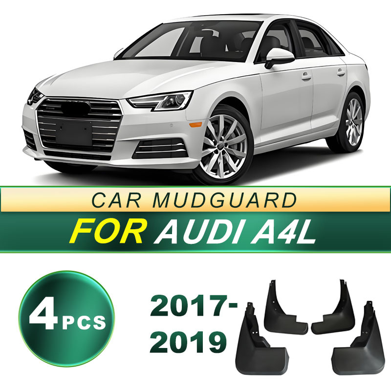 Aplicable a 2017 - 2019 Audi A4L AUDI automóvil anti-splash placa de barro de goma suave para la modificación de la piel de barro