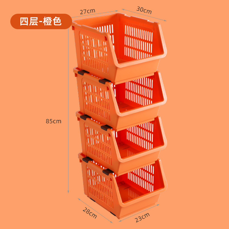 대형 4 오렌지 레드