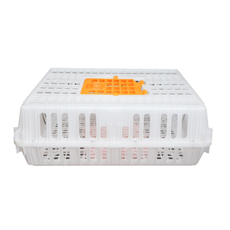 Jaula de transporte de jaulas de pollo Cesta de caja de rotación de aves de corral de plástico en una jaula de pollo, pato, ganso, paloma, jaula de cría de jaula de conejo grande para el hogar