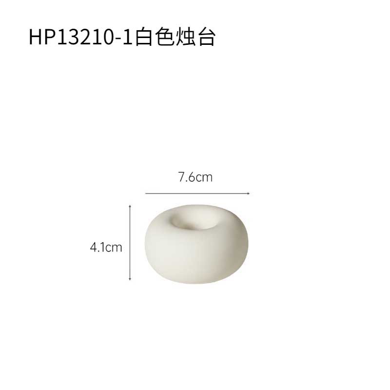 ins ins <unk> viento silencioso negro y blanco decoración de cerámica decoración artística abstracta accesorios románticos mesa de comedor candelería