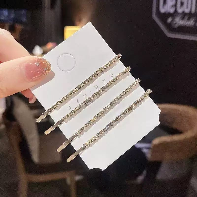 새로운 스타일의 큐빅 머리핀, 심플한 인기 머리핀, 여자아이 머리핀, 헤어 액세서리, 잔머리 정리용