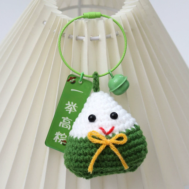 Китайский модный креативный вязаный крючком ручной работы, тканый кулон в виде лодки с драконом, фестиваль рисовых пельменей, подарок на выпускной