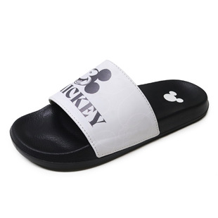 OEM��LOGO���羳���QŮʿһ����ЬPU��EVA�כ���ЬSlide Slippers