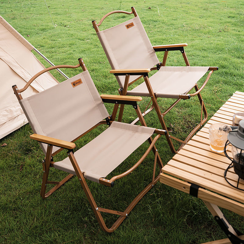 户外椅子折叠式城市波浪折叠椅克米特椅靠背野餐钓鱼凳子沙滩椅|ru