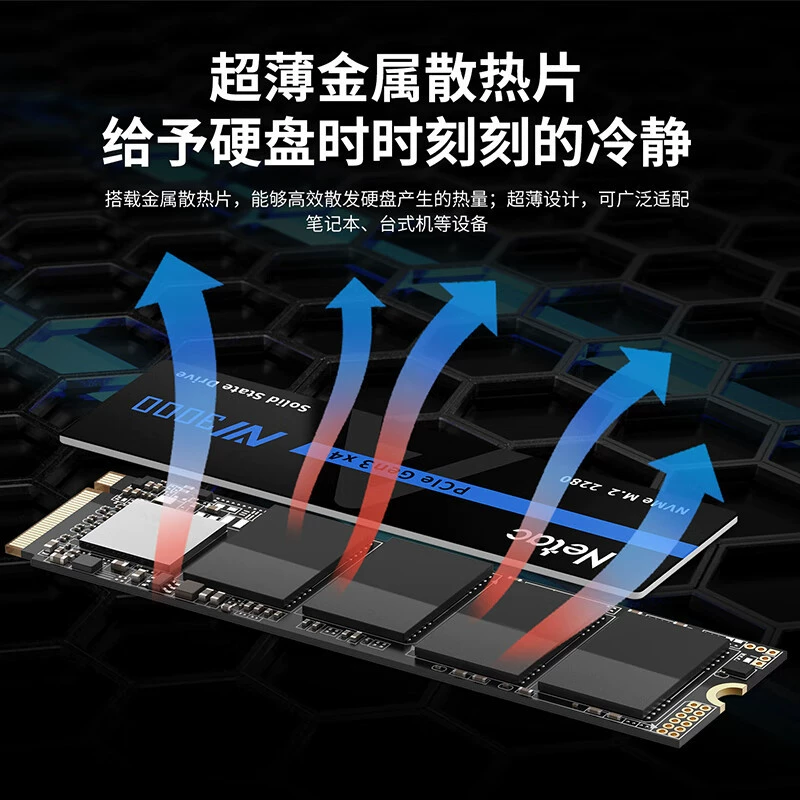 Langke/Netac Shadow NV3000A 256G 512G 1T 2T M.2 NVMe SSD твердотельный накопитель