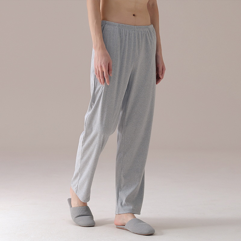 Pantalones de pijama de hombre pantalones largos de primavera y otoño pantalones de invierno de lana simple para niños pantalones caseros de invierno y otoño
