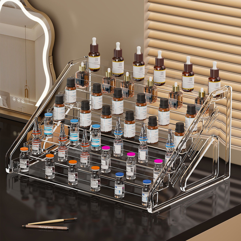 Water Light Ampoule Essence Display Stand Beauty Salon Skin Care Products Acrylic Table Freeze-Dried Powder Nail Polish Storage Shelf Water Light Ampoule Essence Display Stand Beauty Salon Skin Care Products Acrylic Table Freeze-Dried Powder Nail Polish Storage Shelf