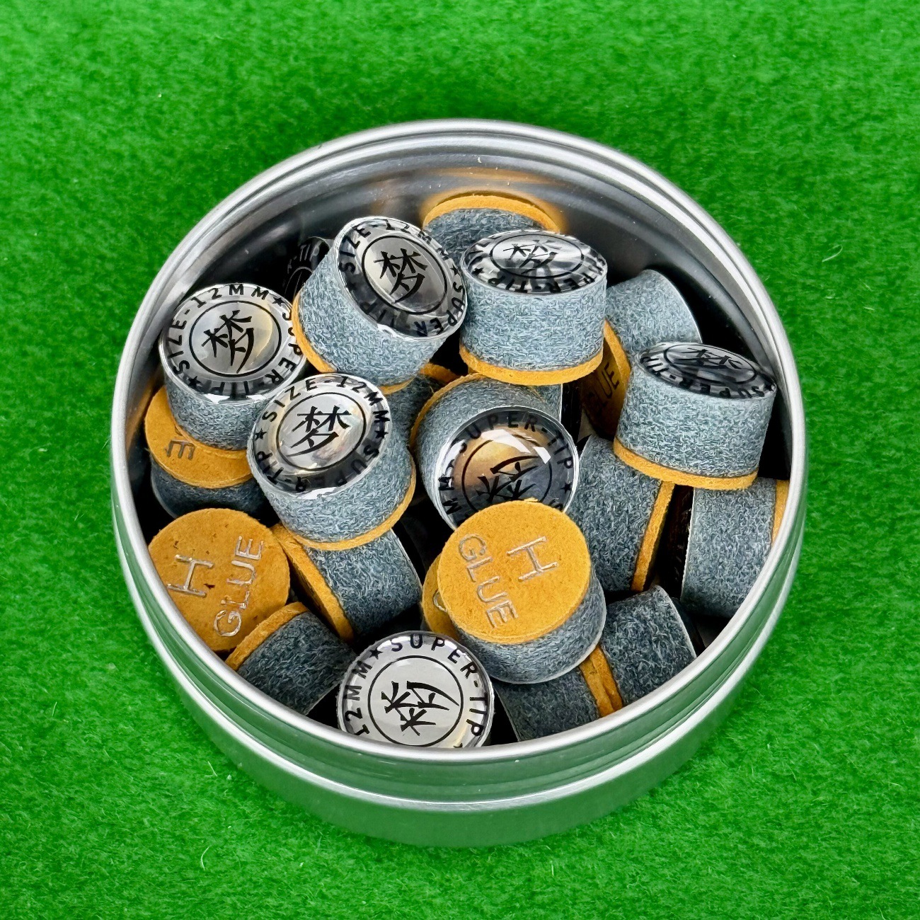 Super dream leather head 11mm hard H 20 pieces in a box