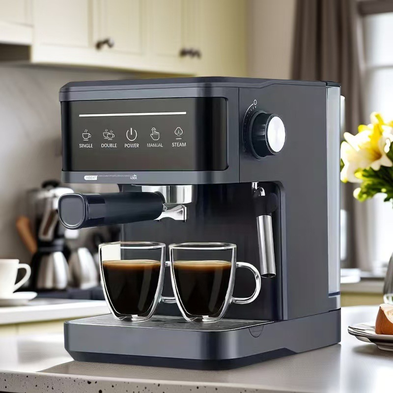 Cross-Border Dropshipping Coffee Machine Italian Coffee Machine 20Bar Household High-Pressure Extraction Concentrated Milk Foaming