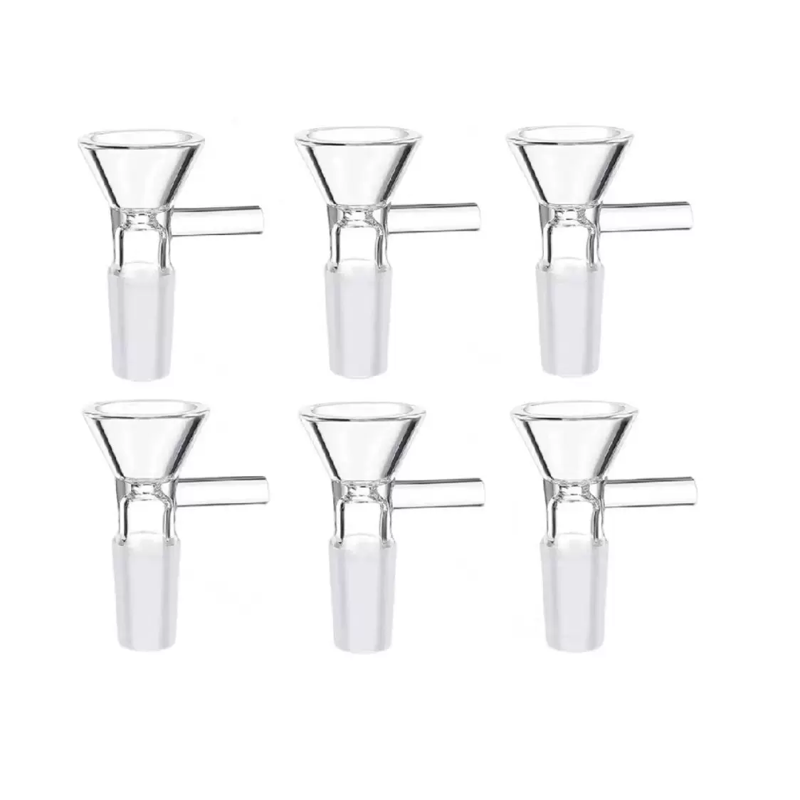 跨境供高5cm的塞是14mm19mm玻璃烟斗多规格玻璃烟嘴过滤粗中细