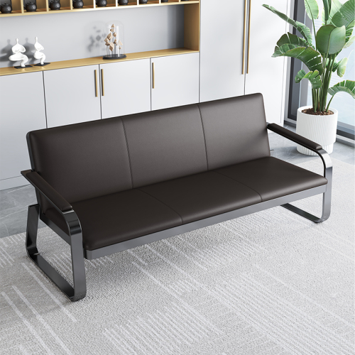 Office Sofa for Wholesale, Business Leisure Sofa, Simple Reception and Guest Office Sofa, Tri-Sofa Office Sofa Set with Coffee Table