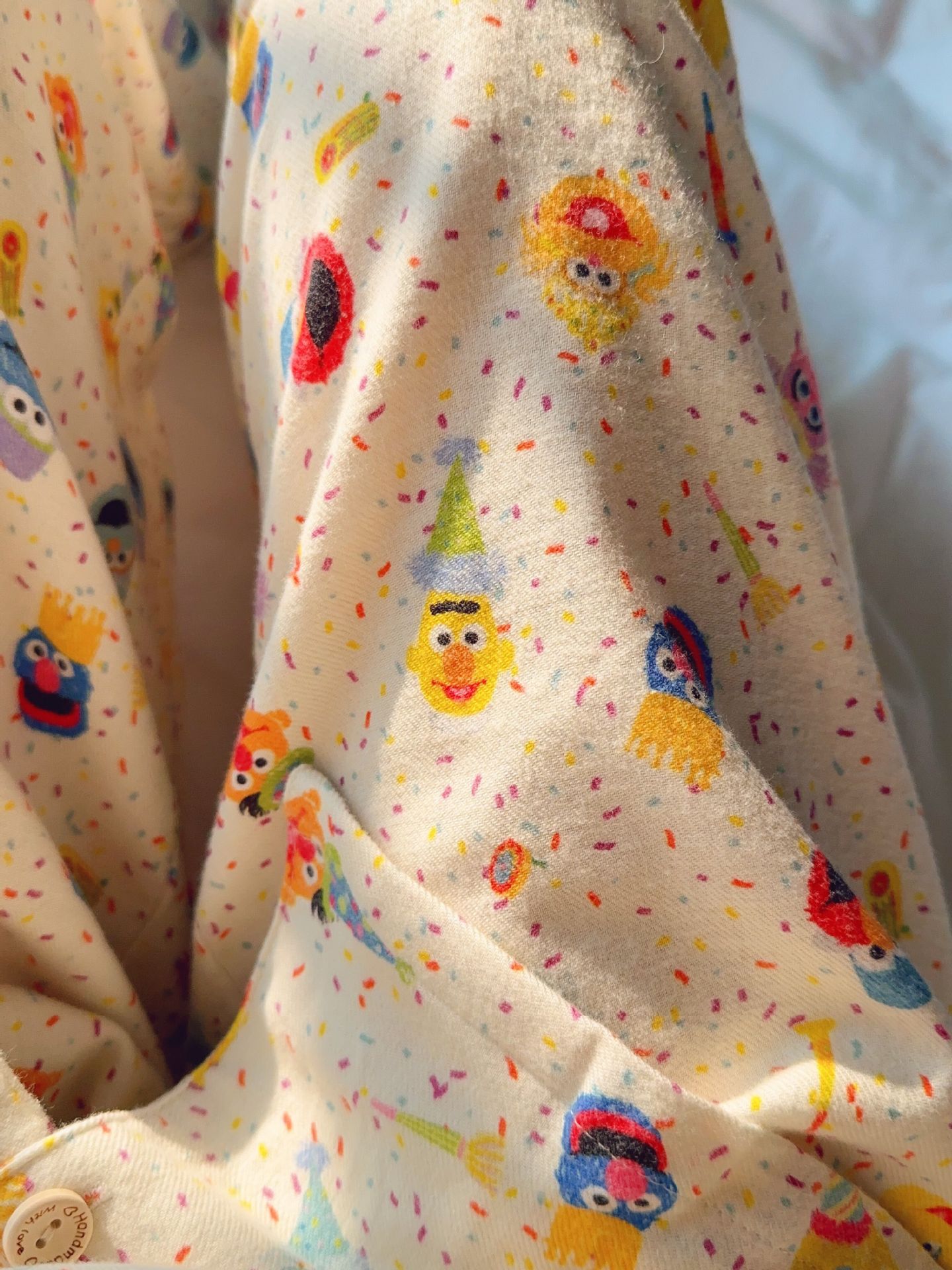 Pijamas sueltos de cereza de manzana de algodón cepillado, pantalones lindos para el hogar