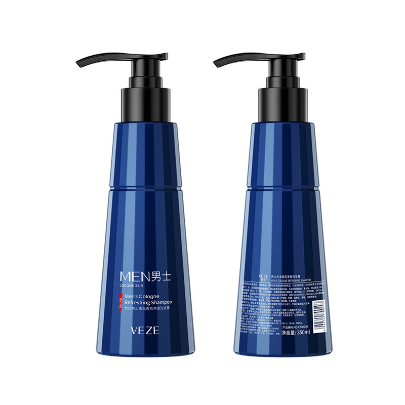 Fanzhen hombres colonia fragancia champú limpieza suciedad grasa pelo suave fragancia champú al por mayor