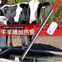 牛羊水槽电加热棒三相电器管猪马驴养殖场自动恒温饮水箱池不锈钢