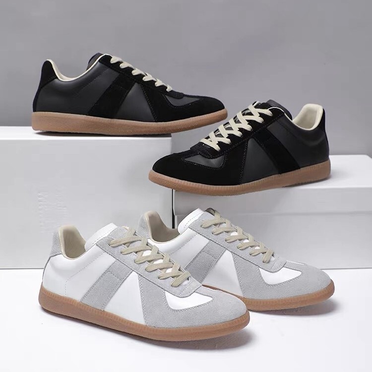 Top Version 2026 New Classic Style German Training Shoes for Women, Genuine Leather Color-Blocking Versatile Couple's Casual White Sneakers Top Version 2026 New Classic Style German Training Shoes for Women, Genuine Leather Color-Blocking Versatile Couple's Casual White Sneakers