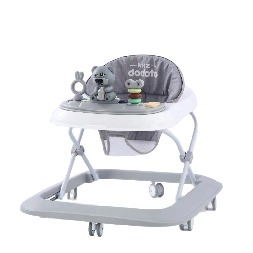 Caminata anti-O pierna bebé cochecito multifuncional anti-vuelco, el bebé puede sentarse y empujar para aprender a conducir