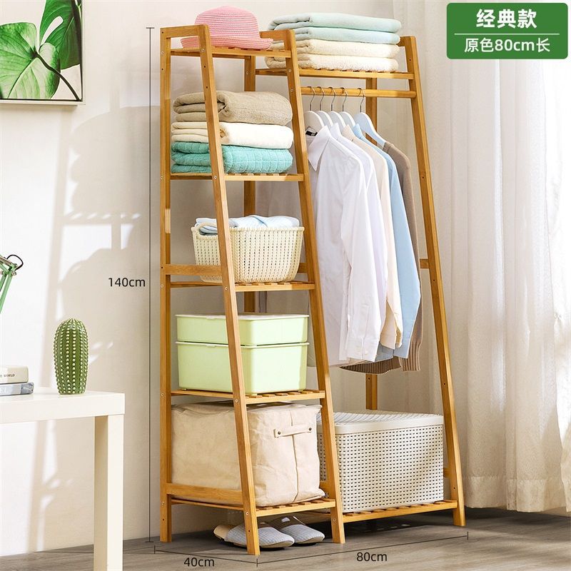 Perchas, postes, dormitorios, perchas de piso, perchas, ropa y sombreros, estantes de ropa para el hogar de interior, gabinetes de almacenamiento simples