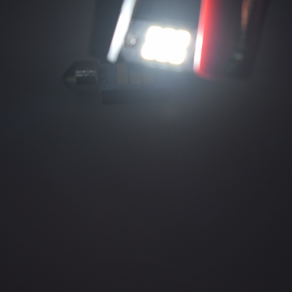 Decoding Wide Voltage LED 2835 4 6 8 Lights Festoon 29-41MM 12-24V