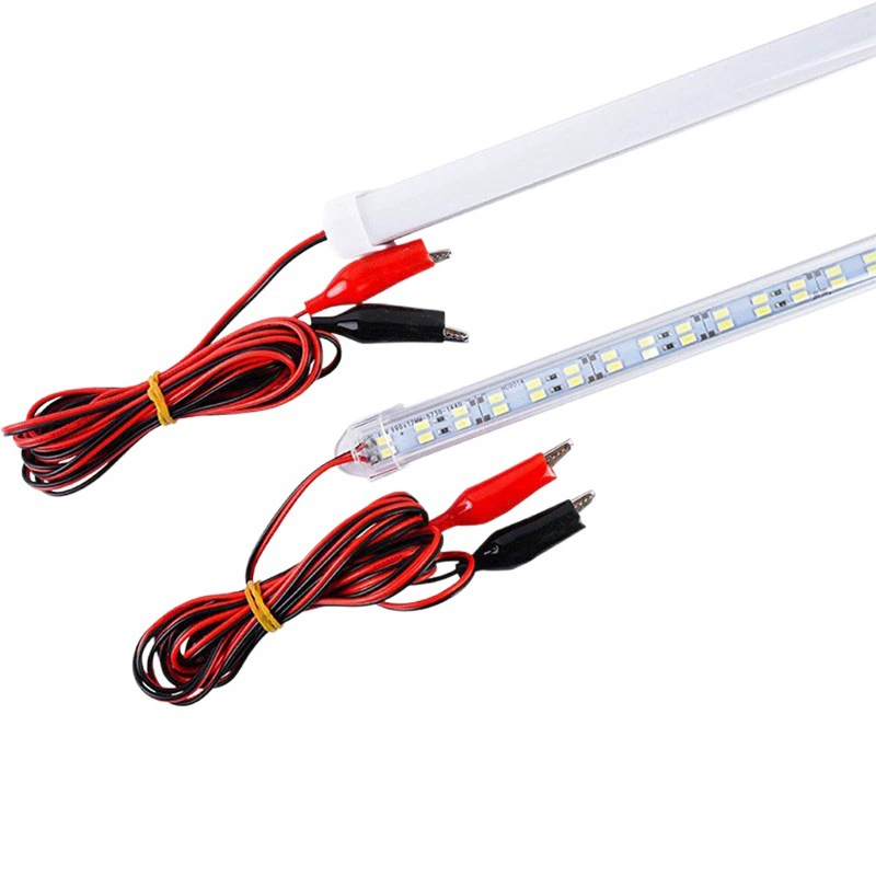 12V LED Жесткие световые полосы Ночной рынок Освещение 24V Автоаккумуляторная батарея 48V60V72V Ночной рынок Освещение