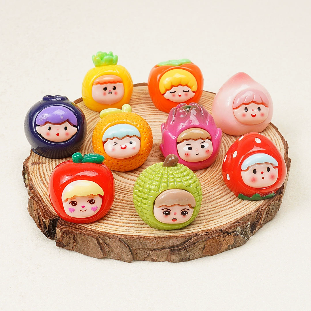 Guobao милая девушка фрукты мультфильм кремовый клей аксессуары креативные украшения Материал украшения смолы аксессуары