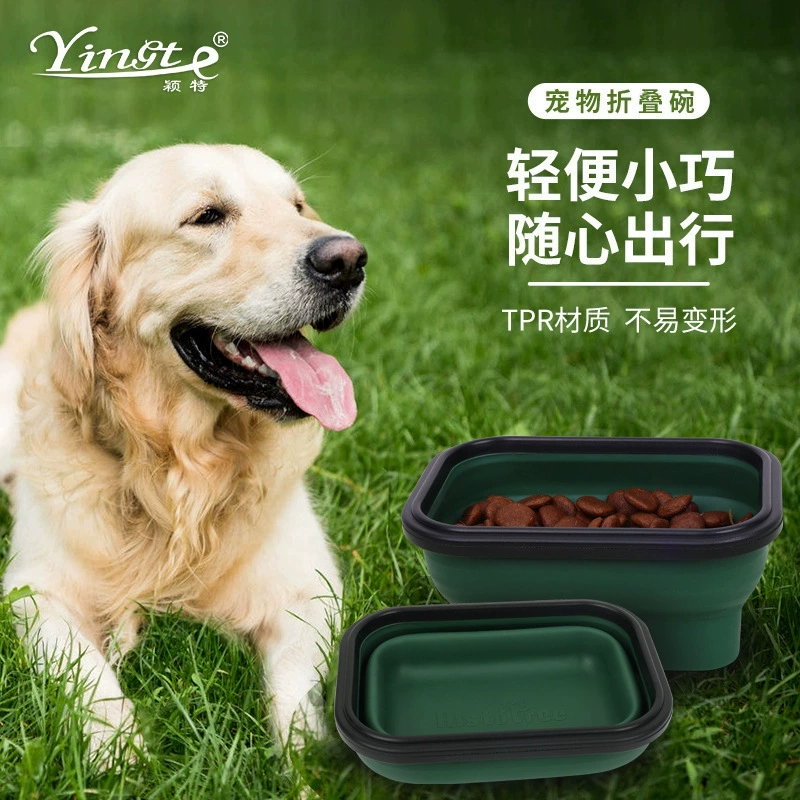 Товары Для Животных Складная Чаша Для Собачьей Еды Бассейн Кошки Легкий и удобный для переноски Складная Чаша Корм Для Животных Посуда