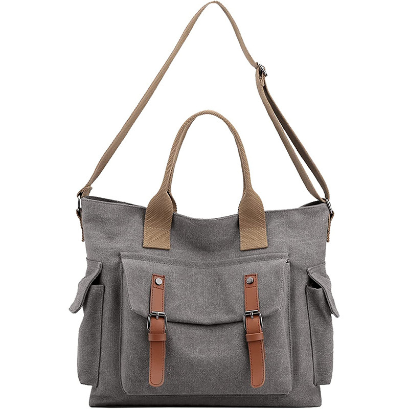 Cross-Border New Style Handbag, Wallet, Retro Messenger Bag, Crossbody Bag, Large Capacity Laptop Work Crossbody Bag