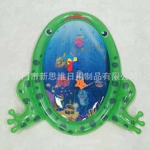 Cross-border Hot-selling Patented Private Model Inflatable Frog Pat Water Pad Baby Educational Toy Ocean Pat Music Water Pad