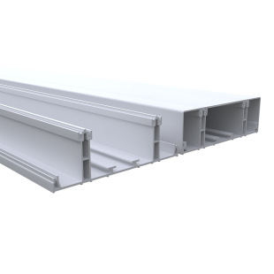 Pvc Wire Duct, Flame-Retardant, Surface-Mounted, Cable Management, Wiring, Routing, Wear-Resistant, Self-Adhesive, Anti-Trampling, Aesthetically Pleasing, Engineering Wire Duct