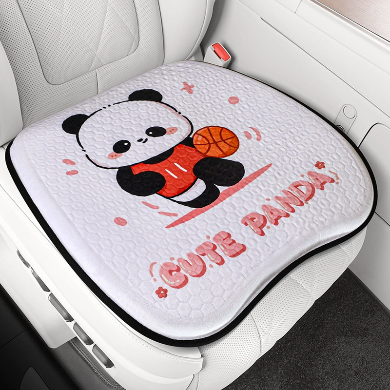 Летняя плюшевая гель автомобильная подушка для сидения в офисе со льдом коврик для стула мультяшный пердот гель для дышащего сиденья