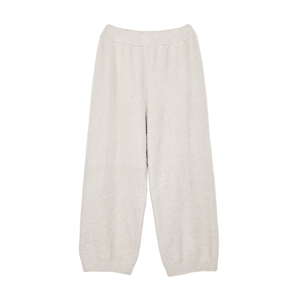 인쇄되지 않은 열 양모 원사 가정 의류 남성 반 벨벳 깃털 원사 가디건 가을, 겨울 잠옷 따뜻한 잠옷