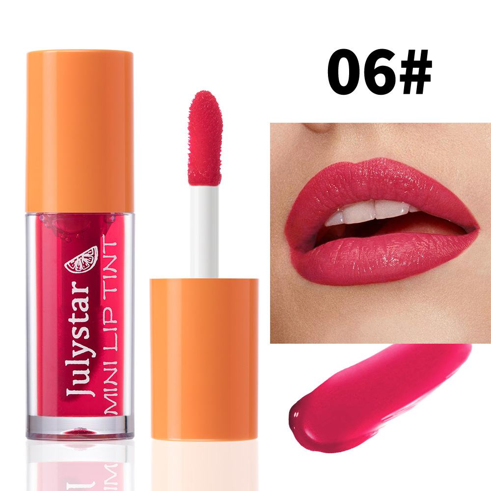 Julystar Cartoon Pattern Duck Lipstick Water Dye Lip Gloss 6-piece Set Lip Gloss undefined