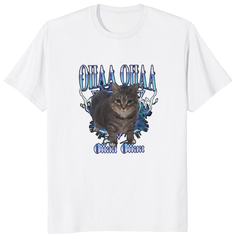 Soft T-shirt Millennium bug Oiia T-shirt Japanese terrier cat fan…