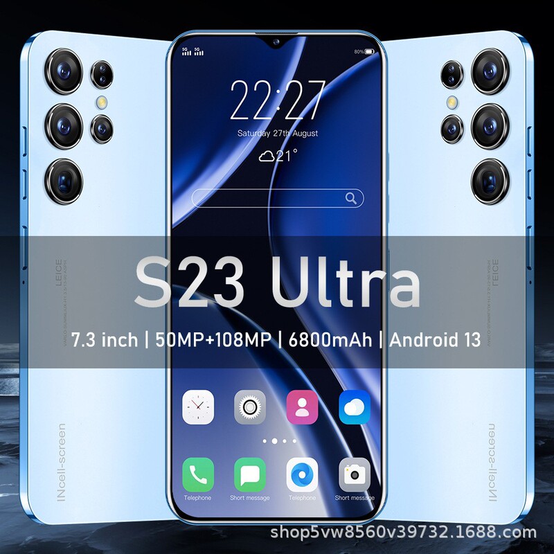 Cross-border S23 Ultra foreign trade is specially for mobile phone 7.3 large screen HD 16 1T large memory source factory Cross-border S23 Ultra foreign trade is specially for mobile phone 7.3 large screen HD 16 1T large memory source factory