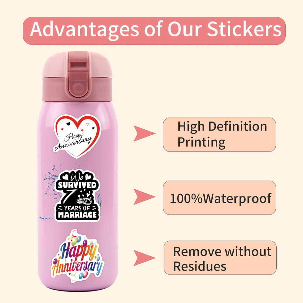 54 Anniversary Anniversary Graffiti Stickers Car Luggage Scooter Stickers Wholesale