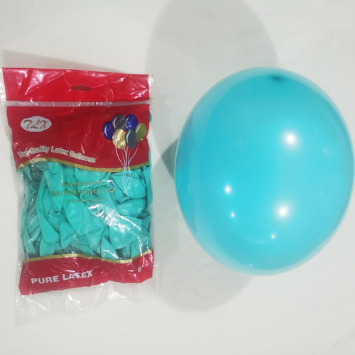 10寸2.2g亚光乳胶透明气球婚庆生日派对装饰哑光气球套装批发