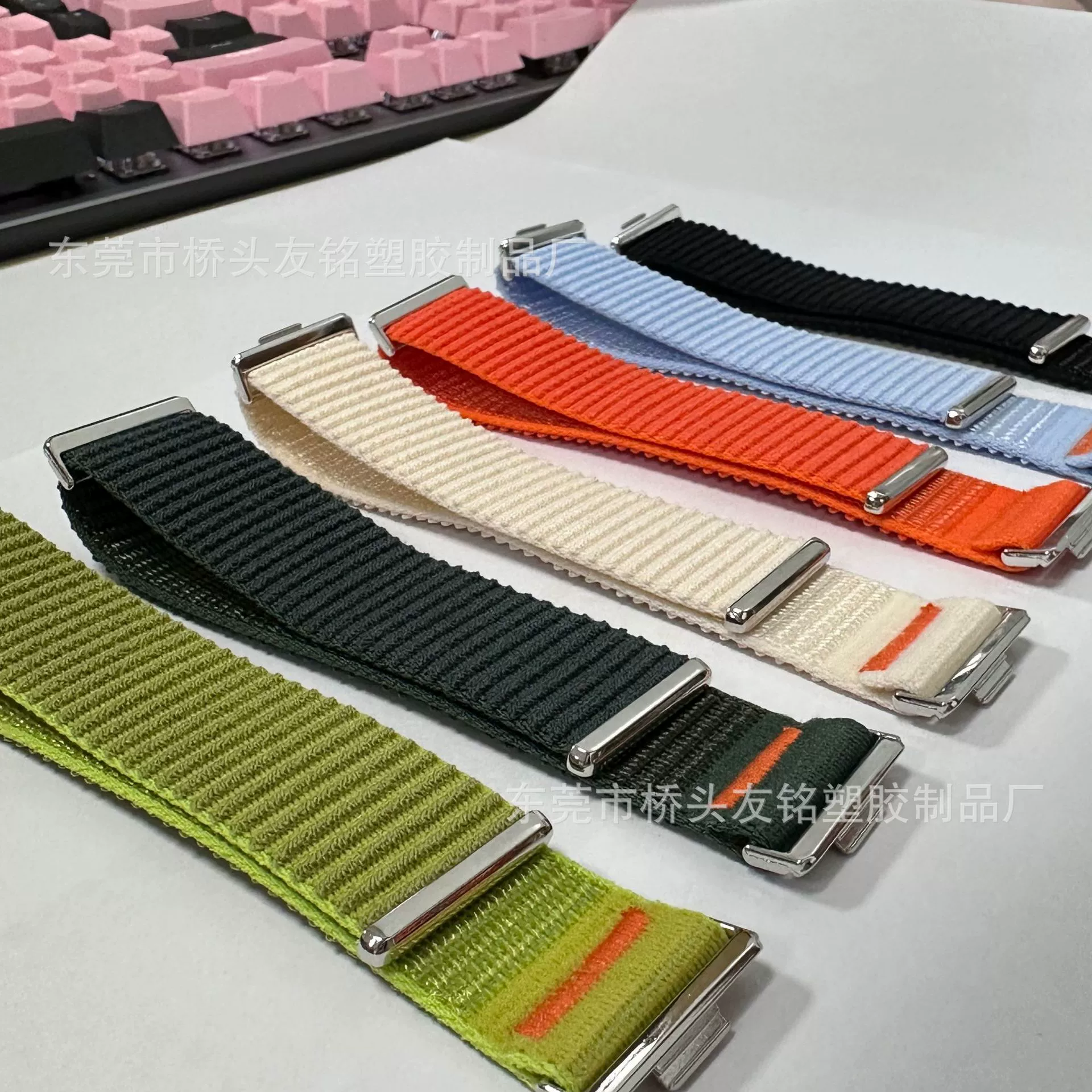 Подходящий для ремешка из нейлона типа петля Huawei Fit3/4/4pro с рисунком горной природы, тканый ремешок с волшебством