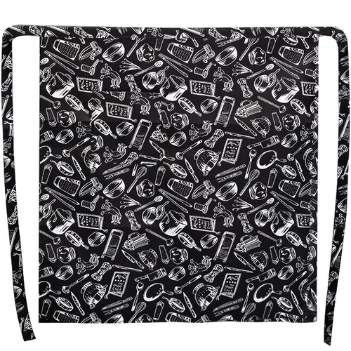 Chef's Workwear Apron, Half-Length Unisex Design—Ideal for Hotel, Restaurant, Back-of-House, and Commercial Food Service
