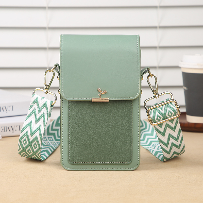 Lonny Comercio exterior transfronterizo nuevo pequeño bolso cuadrado Lindo bolso del teléfono móvil Mini bolso del mensajero del hombro de las mujeres moda teléfono móvil