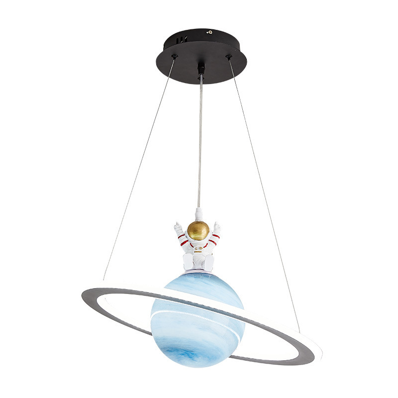 Lámpara de la habitación de niños del planeta vagabundo tierra creativo niño niña lámpara de la habitación de la estrella espacio red lámpara de dormitorio