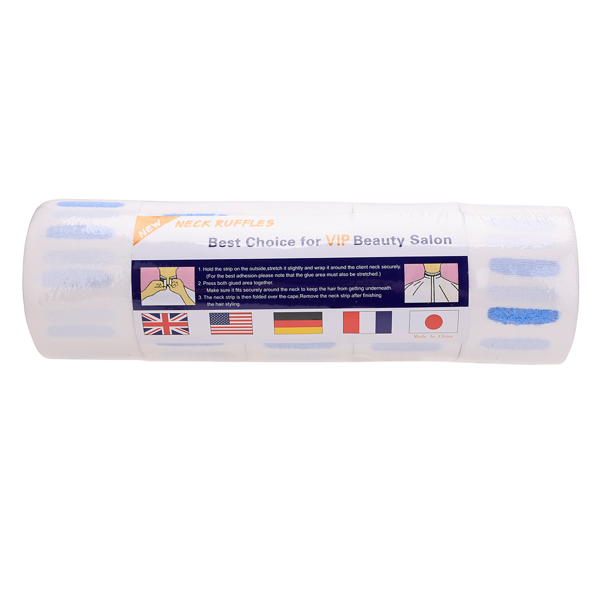 Productos para el cabello, papel para el cuello desechable, tela para la peluquería, papel para el cuello teñido en caliente, papel para el cuello resistente al cabello roto, papel para el cuello grueso e impermeable