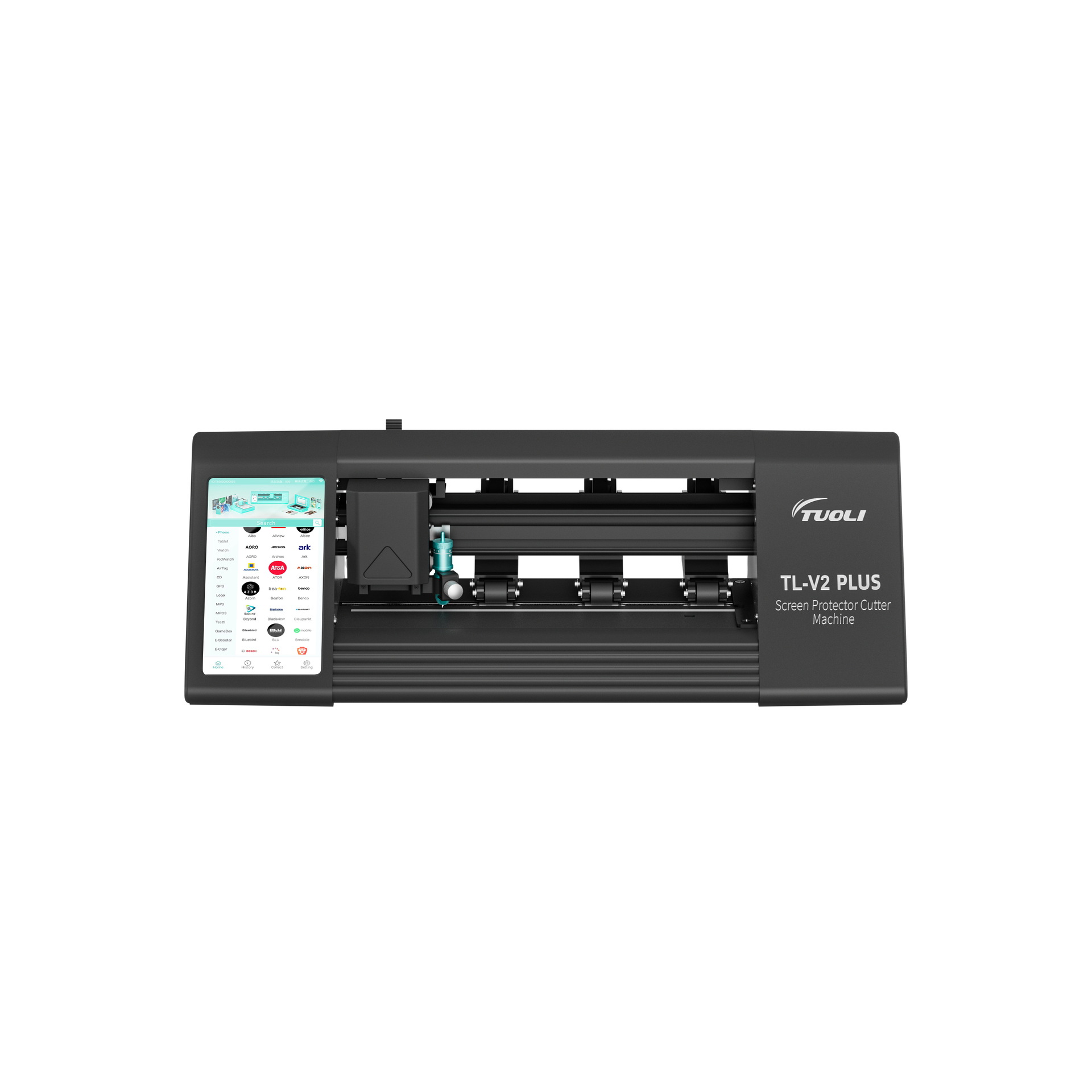 Máquina de corte de película de teléfono móvil pequeña máquina de corte de película de gel inteligente tableta automática teléfono móvil cabeza de corte de película frontal y trasera máquina de corte de película