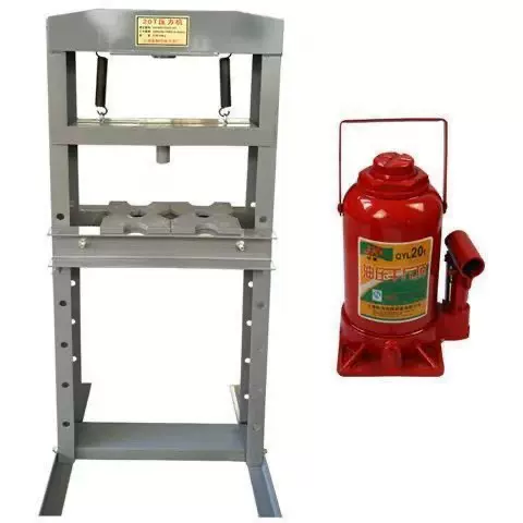 12 20 32吨手动整体型分体型轴承压力机汽车维修维护液压机床