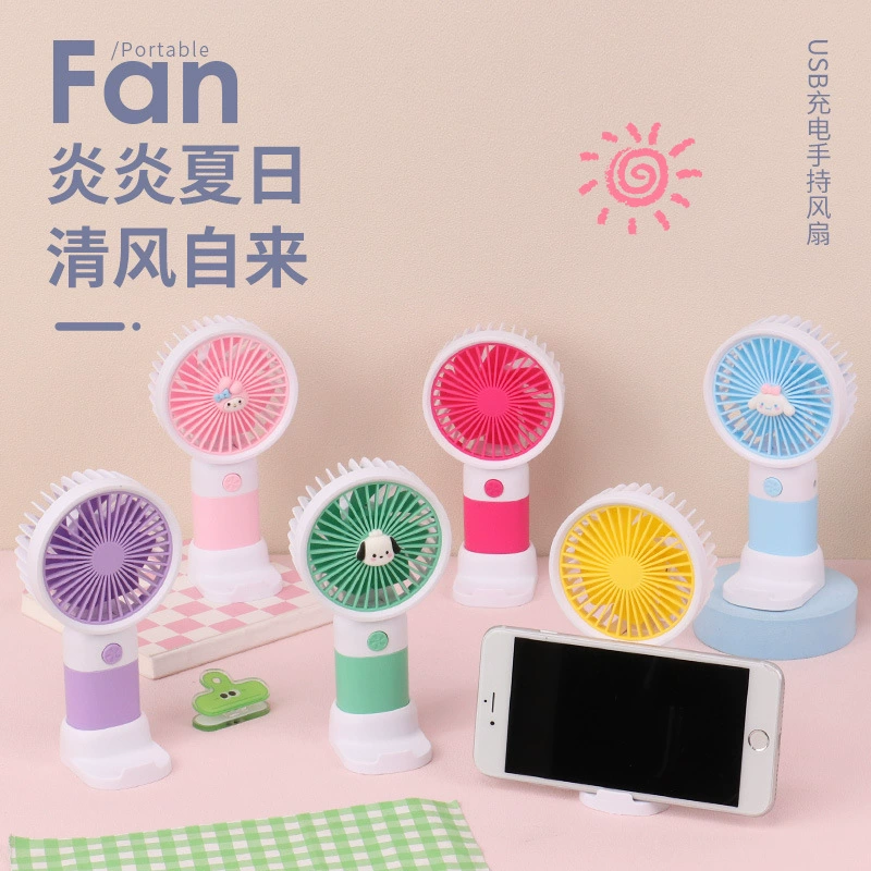 Usb портативный маленький вентилятор мини портативный перезаряжаемый студенческий настольный кронштейн ремешок небольшой электрический вентилятор оптом